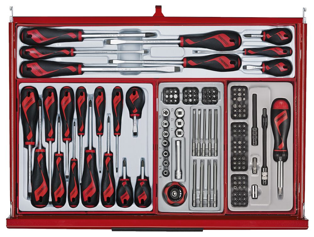 Teng Tools 53" PRO35 Monster stack tool kit 1295 pieces red