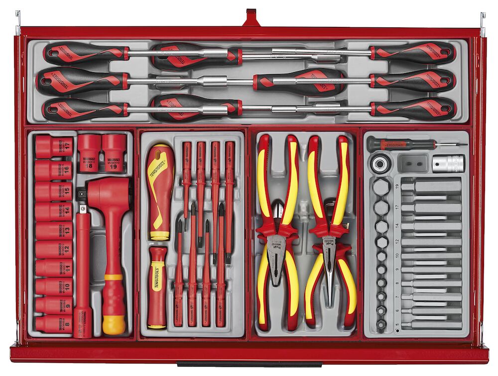 Teng Tools 53" PRO35 Monster stack tool kit 1295 pieces red