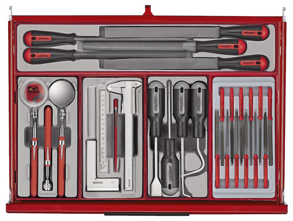 Teng Tools 53" PRO35 Monster stack tool kit 1295 pieces red