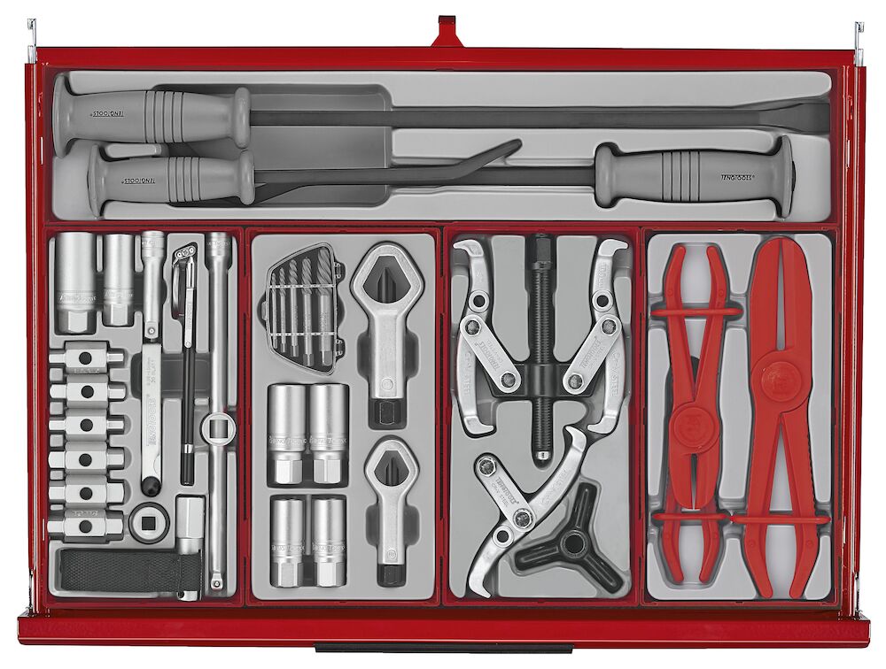 Teng Tools 53" PRO35 Monster stack tool kit 1295 pieces red