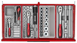 Teng Tools 26" PRO35 tool chest tool kit 137 pieces red