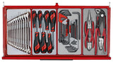 Teng Tools 26" PRO35 tool chest tool kit 137 pieces red