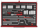 Teng Tools 26" PRO35 roller cabinet FOAM tool kit 278 pieces red