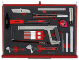 Teng Tools 26" PRO35 roller cabinet FOAM tool kit 335 pieces red