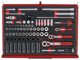 Teng Tools 26" PRO35 roller cabinet FOAM tool kit 335 pieces red