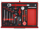 Teng Tools 26" PRO35 roller cabinet FOAM tool kit 335 pieces red