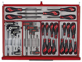 Teng Tools 26" PRO35 roller cabinet tool kit 516 pieces red