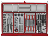 Teng Tools 26" PRO35 roller cabinet tool kit 628 pieces red