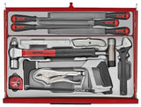 Teng Tools 26" PRO35 roller cabinet tool kit 628 pieces red