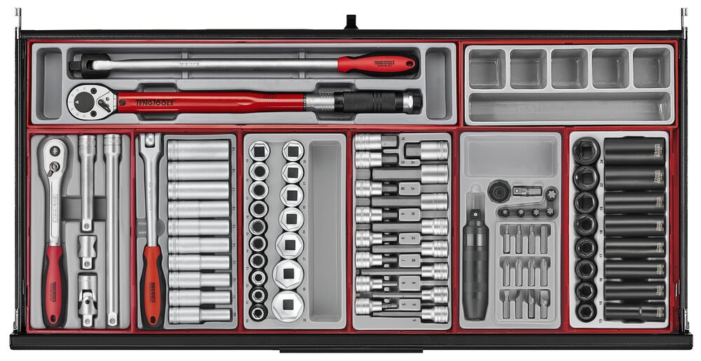 Teng Tools 37" PRO35 roller cabinet tool kit 1008 pieces black