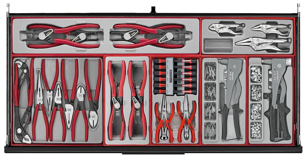 Teng Tools 37" PRO35 roller cabinet tool kit 1008 pieces black