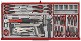 Teng Tools 37" PRO35 roller cabinet tool kit 663 pieces red