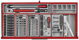 Teng Tools 37" PRO35 roller cabinet tool kit 663 pieces red