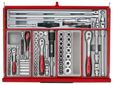 Teng Tools 53" PRO35 roller cabinet tool kit 615 pieces red