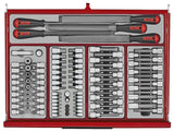 Teng Tools 53" PRO35 roller cabinet tool kit 615 pieces red