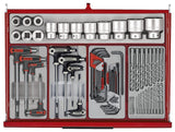 Teng Tools 53" PRO35 roller cabinet tool kit 615 pieces red