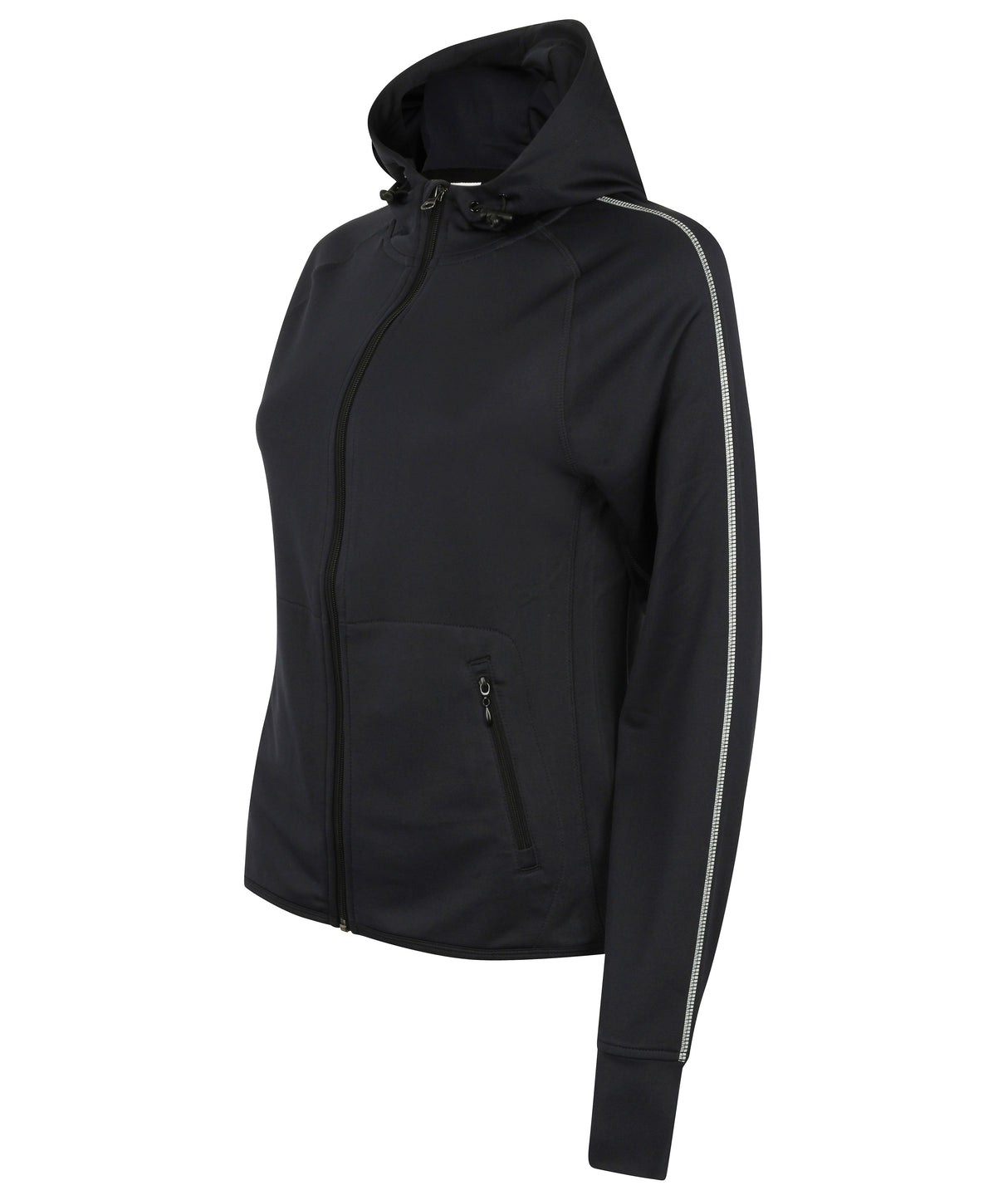 Tombo Women's Hoodie With Reflective Tape