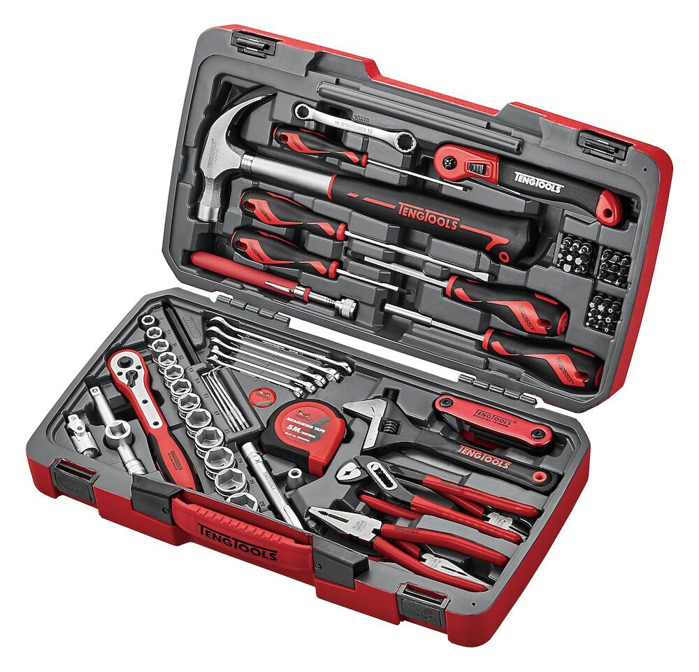 Teng Tools MECCA PRO 3/8" Socket & Tool Set 80 Pieces