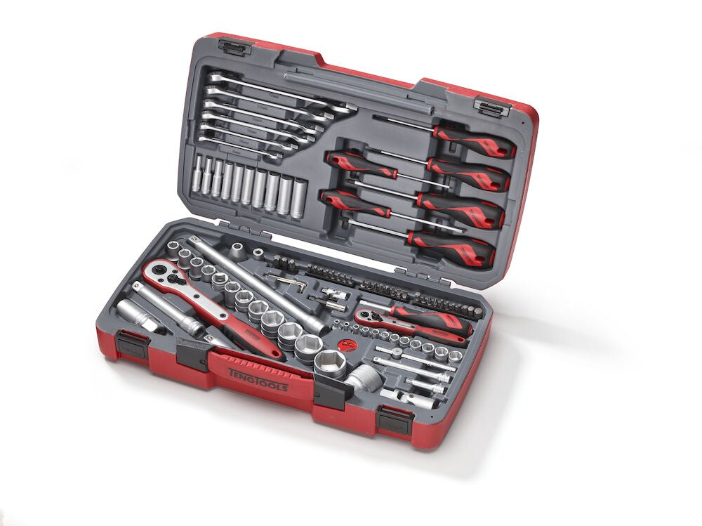 Teng Tools MECCA PRO 1/4" & 1/2" Socket & Tool Set 95 Pieces