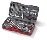 Teng Tools MECCA PRO 1/4", 3/8" & 1/2" Socket & Tool Set mm/AF 127 Pieces