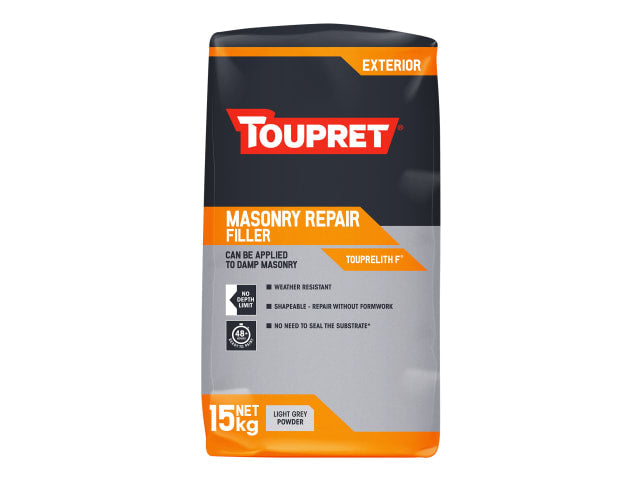 Toupret Exterior Masonry Repair Filler 15kg