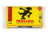 Trollull Extra Large Steel Wool Pads Grade 3 (Pack 8)