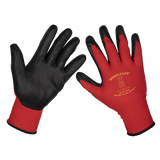 Sealey Flexi Grip Nitrile Palm Gloves (X-Large) - Pack of 6 Pairs