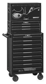 Teng Tools 26" PRO35 stack tool storage 16 drawers black