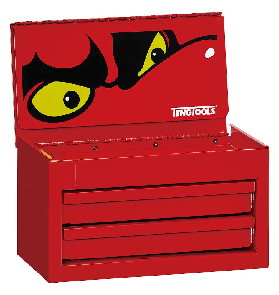 Teng Tools 11" PRO35 tool chest 2 drawers red