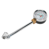 Sealey Twin Connector Tyre Pressure Gauge 0-220psi