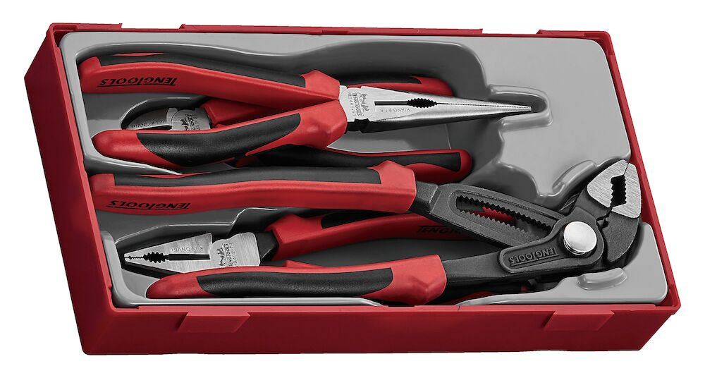 Teng Tools Plier Set TPR Grip Q TT1 4 Pieces