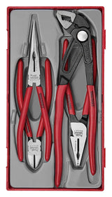 Teng Tools Plier Set Vinyl Grip Q TT1 4 Pieces