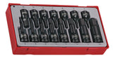 Teng Tools 3/8" & 1/2" Hex Impact Socket Set DIN TT1 15 Pieces