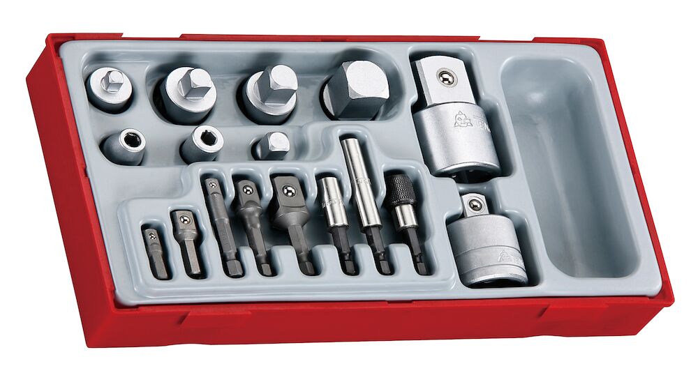 Teng Tools Socket Adaptor Set TT1 17 Pieces