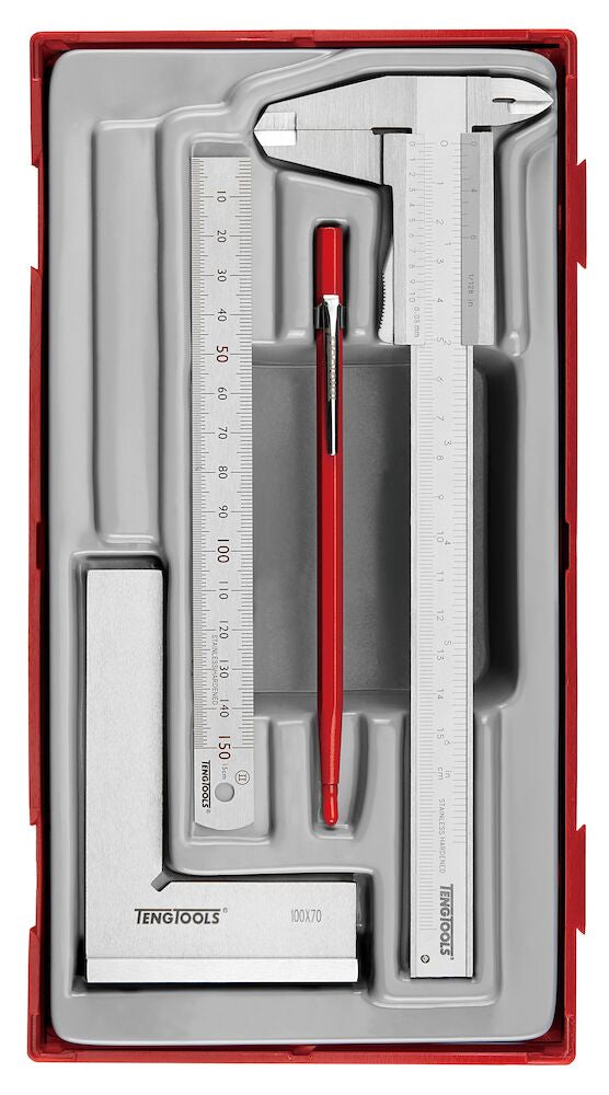 Teng Tools Measuring Tool Set TT1 4 Pieces