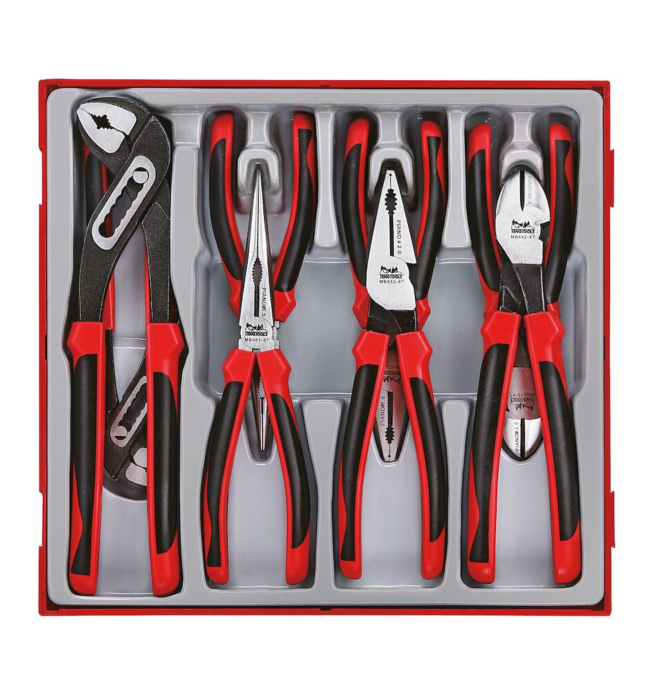 Teng Tools Plier Set TPR Grip TT2 8 Pieces