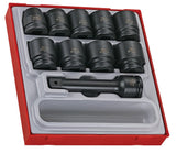 Teng Tools 3/4 Impact Socket Set DIN TT2 16 Pieces