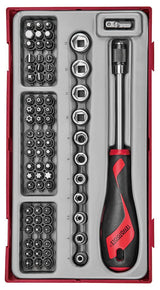 Teng Tools Bits Driver Set TT1 76 Pieces