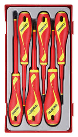 Teng Tools Insulated Screwdriver Set Mixed TT1 6 Pieces