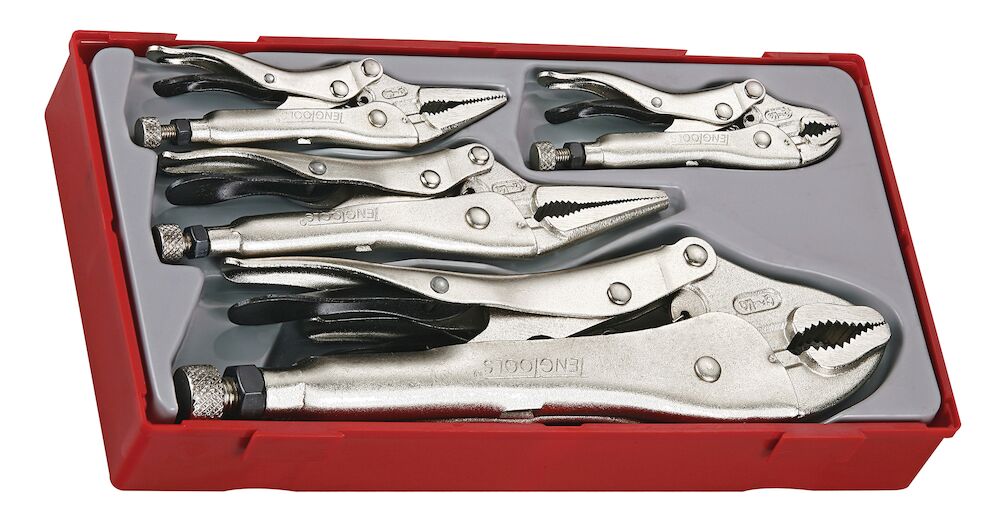 Teng Tools Power Grip Plier Set TT1 5 Pieces