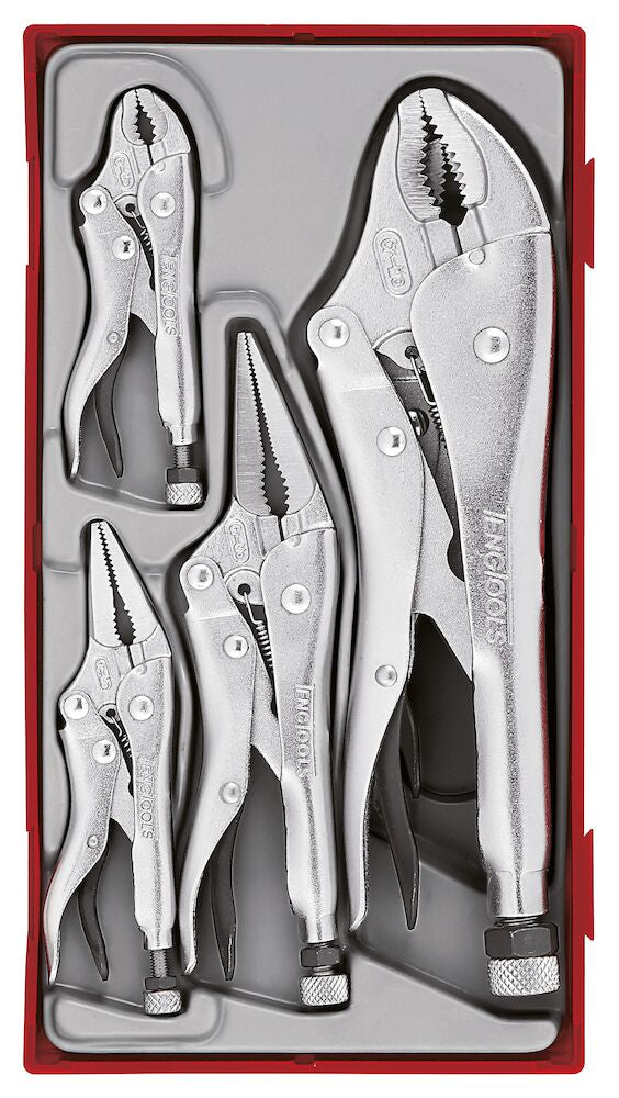 Teng Tools Power Grip Plier Set TT1 5 Pieces