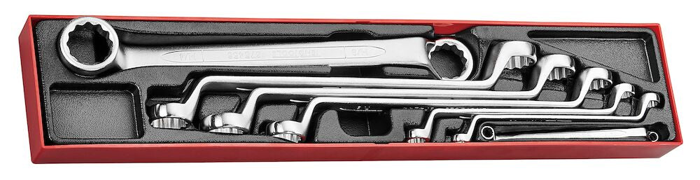 Teng Tools Double Ring Spanner Set AF TTX4 7 Pieces