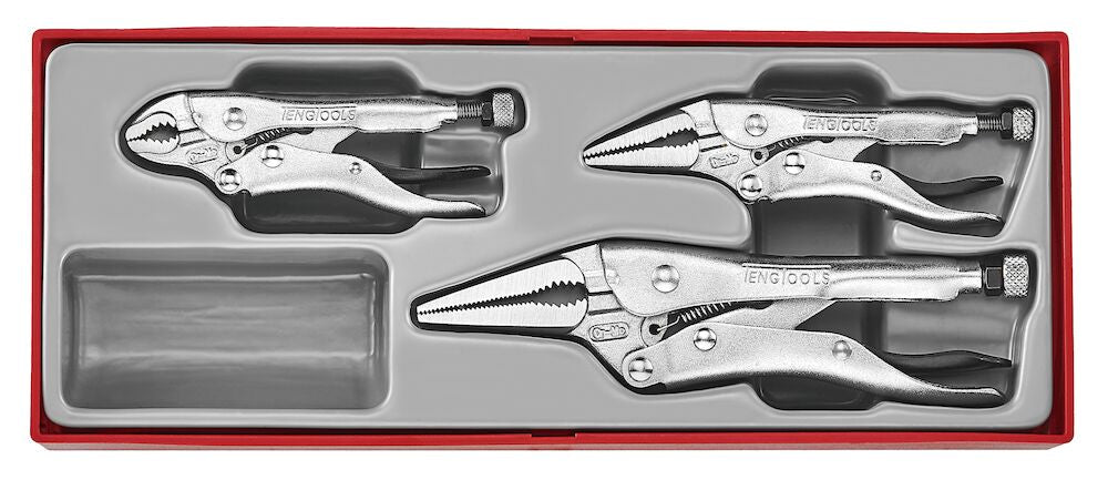 Teng Tools Power Grip Plier Set TTX2 3 Pieces