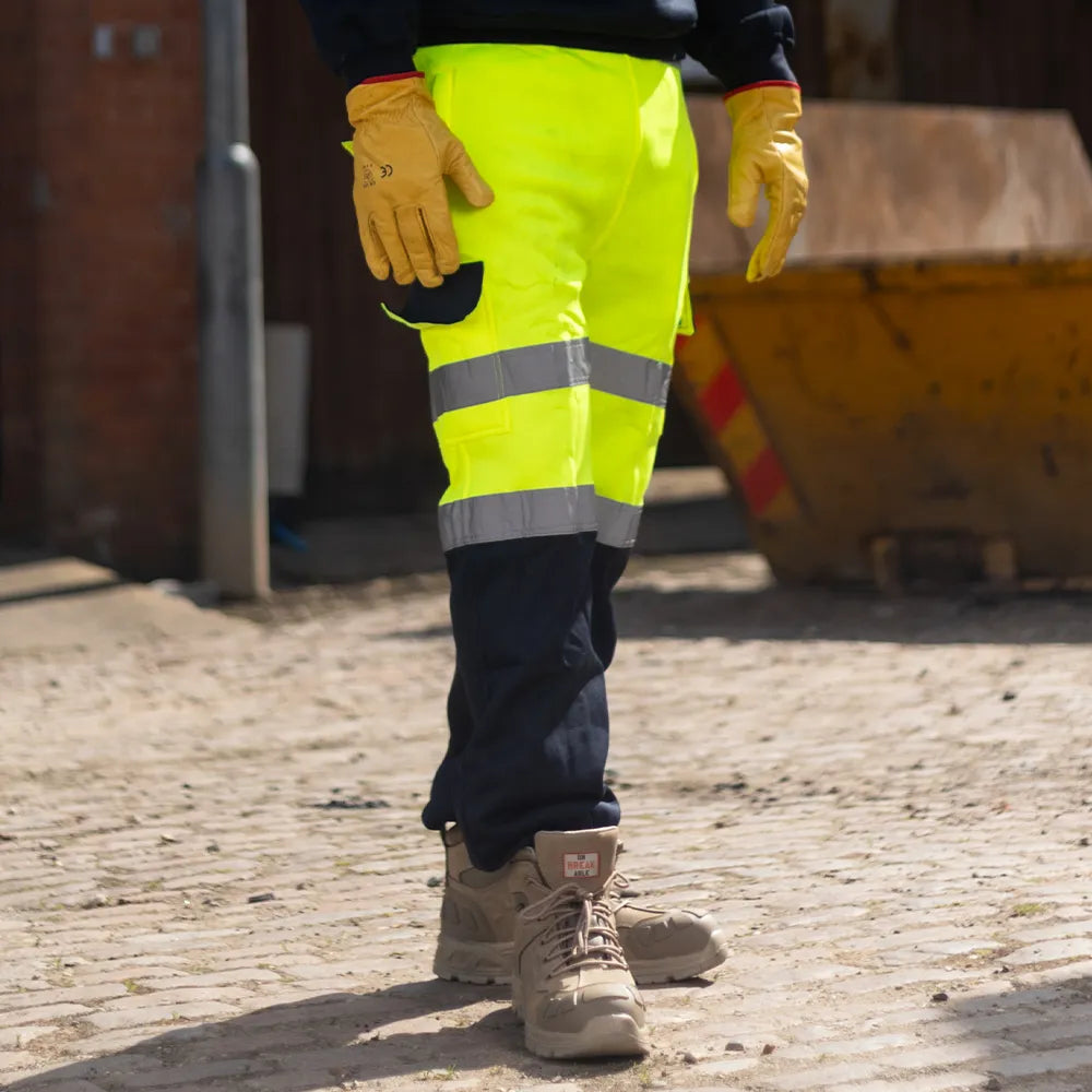 Unbreakable Gibson Yellow/Navy Hi Viz Jogger