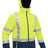 Bisley Taped Two Tone Hi-Vis Puffer Jacket #colour_yellow-navy