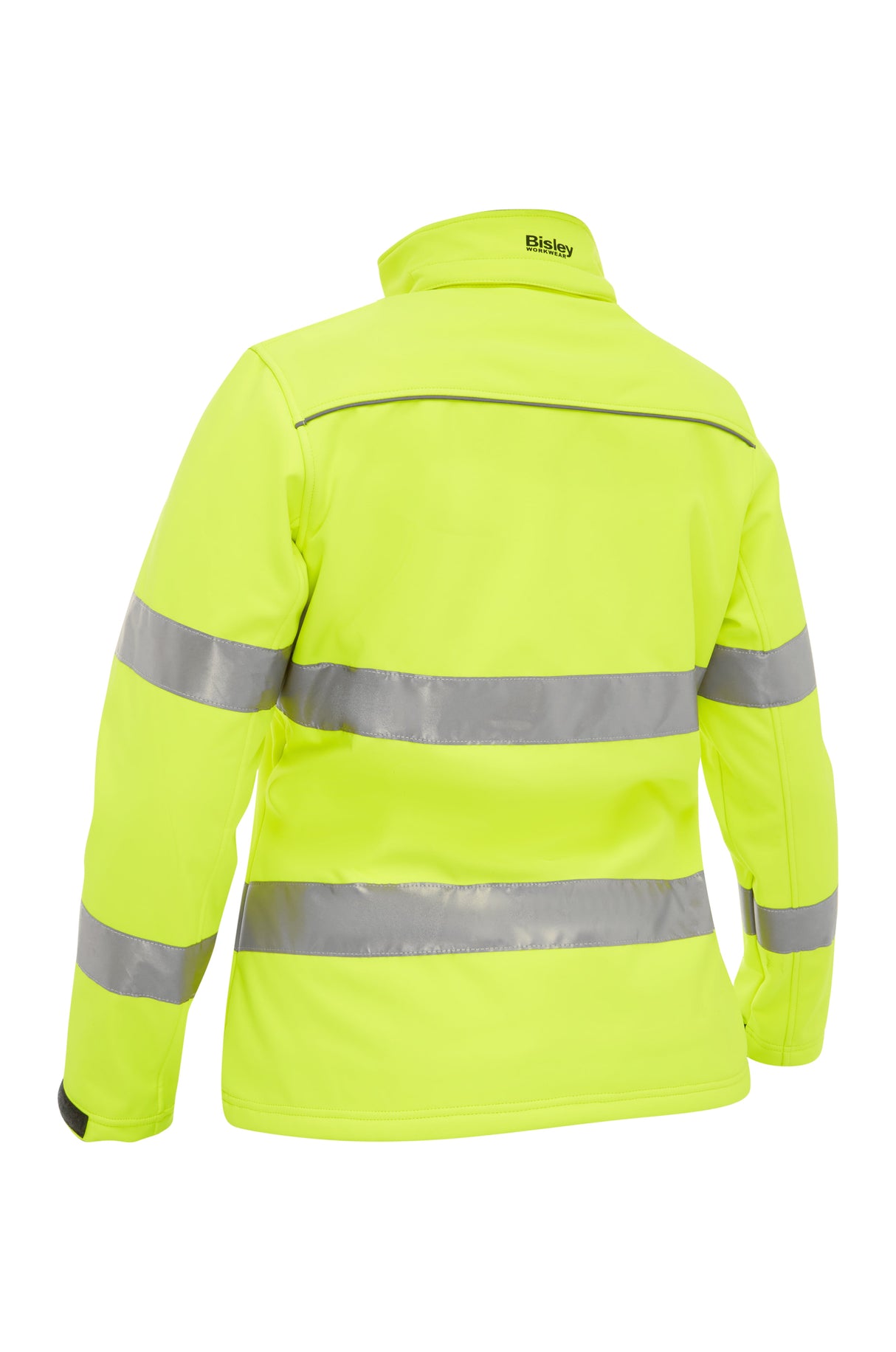 Bisley Womens Taped Hi-Vis Softshell Jacket #colour_yellow