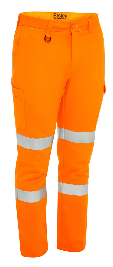 Bisley Taped Hi-Vis Biomotion Cargo Pant #colour_orange