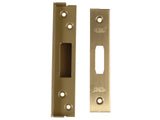 UNION StrongBOLT 2100 Mortice Deadlock Rebate Kit 13mm Polished Brass Box