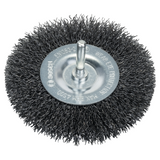 Bosch Professional Crimped Wire Wheel - Steel, 100x0.3mm, 100mm Diameter, 10mm Arbor Size