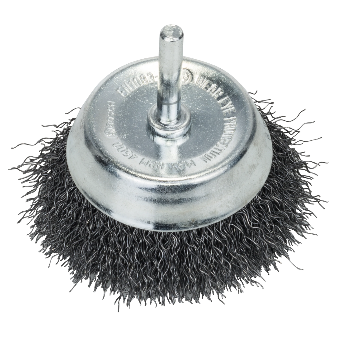 Bosch Professional Cup Brush Crimped 70x0.3 mm Steel 70 mm, 0,3 mm